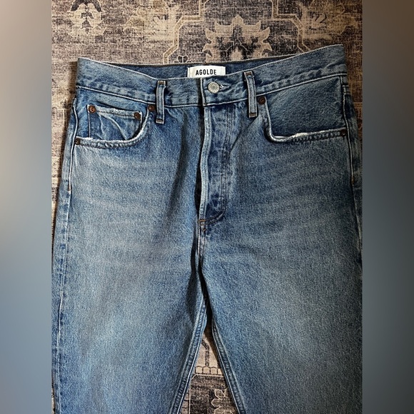 Agolde Riley Straight Crop Jean - Picture 4 of 8